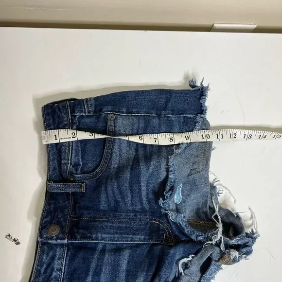 American eagle vintage hi-rise festival shorts women’s size 8 blue - Picture 8 of 8